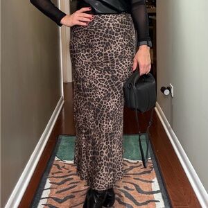 Z Supply Animal Print Skirt